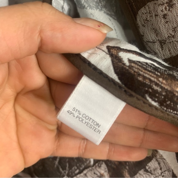 St John Leaf Print Short Sleeve Light Weight Jacket - Picture 13 of 16